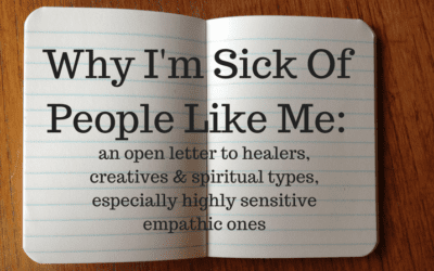 Why I’m Sick Of People Like Me: an open letter