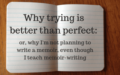 Why trying is better than perfect